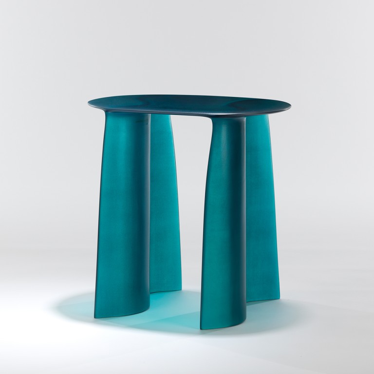  - New Wave - Stool (Prussian Blue)